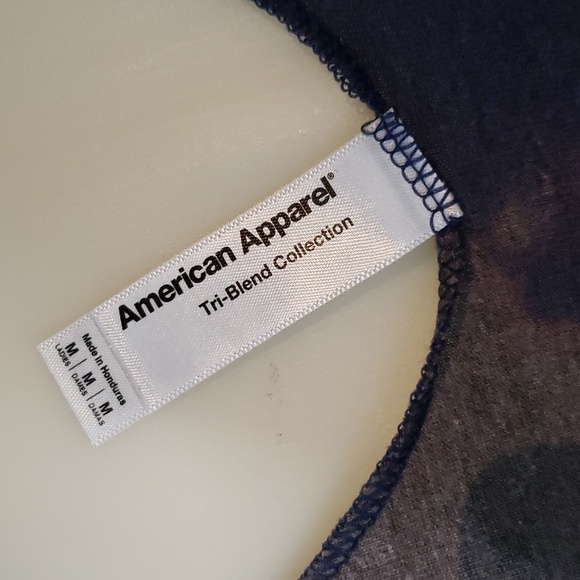 American Apparel purple tri blend collection tie dye tank top - Picture 3 of 3